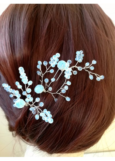 Комплект фуркети за коса за бал и сватба серия Moon Stone by Rosie Concept